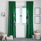 New Zealand Warriors Rugby Mascot Window Curtain Australian Rugby Culture - Tribal Inspired Warrior