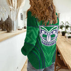 New Zealand Warriors Rugby Mascot Women Casual Shirt Australian Rugby Culture - Tribal Inspired Warrior