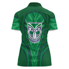 New Zealand Warriors Rugby Mascot Women Polo Shirt Australian Rugby Culture - Tribal Inspired Warrior