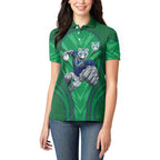 New Zealand Warriors Rugby Mascot Women Polo Shirt Australian Rugby Culture - Tribal Inspired Warrior