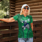 New Zealand Warriors Rugby Mascot Women Polo Shirt Australian Rugby Culture - Tribal Inspired Warrior