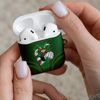South Sydney Rabbitohs Rugby Mascot AirPods Case Australian Rugby Culture - Tribal Inspired Bunny