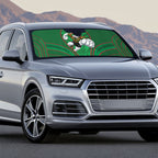 South Sydney Rabbitohs Rugby Mascot Auto Sun Shade Australian Rugby Culture - Tribal Inspired Bunny
