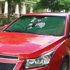 South Sydney Rabbitohs Rugby Mascot Auto Sun Shade Australian Rugby Culture - Tribal Inspired Bunny