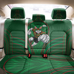 South Sydney Rabbitohs Rugby Mascot Back Car Seat Cover Australian Rugby Culture - Tribal Inspired Bunny