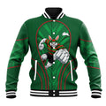 South Sydney Rabbitohs Rugby Mascot Baseball Jacket Australian Rugby Culture - Tribal Inspired Bunny