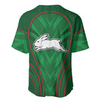 South Sydney Rabbitohs Rugby Mascot Baseball Jersey Australian Rugby Culture - Tribal Inspired Bunny
