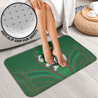 South Sydney Rabbitohs Rugby Mascot Bathroom Set Australian Rugby Culture - Tribal Inspired Bunny