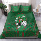 South Sydney Rabbitohs Rugby Mascot Bedding Set Australian Rugby Culture - Tribal Inspired Bunny