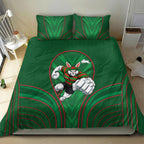 South Sydney Rabbitohs Rugby Mascot Bedding Set Australian Rugby Culture - Tribal Inspired Bunny