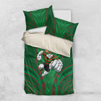 South Sydney Rabbitohs Rugby Mascot Bedding Set Australian Rugby Culture - Tribal Inspired Bunny