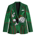 South Sydney Rabbitohs Rugby Mascot Blazer Australian Rugby Culture - Tribal Inspired Bunny
