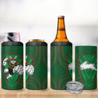 South Sydney Rabbitohs Rugby Mascot 4 in 1 Can Cooler Tumbler Australian Rugby Culture - Tribal Inspired Bunny