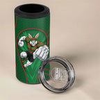 South Sydney Rabbitohs Rugby Mascot 4 in 1 Can Cooler Tumbler Australian Rugby Culture - Tribal Inspired Bunny