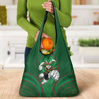 South Sydney Rabbitohs Rugby Mascot Grocery Bag Australian Rugby Culture - Tribal Inspired Bunny