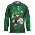 South Sydney Rabbitohs Rugby Mascot Hockey Jersey Australian Rugby Culture - Tribal Inspired Bunny