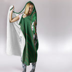 South Sydney Rabbitohs Rugby Mascot Hooded Blanket Australian Rugby Culture - Tribal Inspired Bunny