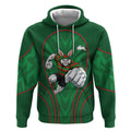 South Sydney Rabbitohs Rugby Mascot Hoodie Australian Rugby Culture - Tribal Inspired Bunny