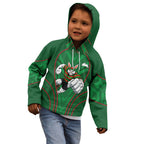 South Sydney Rabbitohs Rugby Mascot Kid Hoodie Australian Rugby Culture - Tribal Inspired Bunny