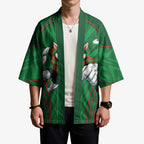 South Sydney Rabbitohs Rugby Mascot Kimono Australian Rugby Culture - Tribal Inspired Bunny
