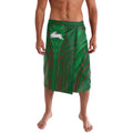 South Sydney Rabbitohs Rugby Mascot Lavalava Australian Rugby Culture - Tribal Inspired Bunny