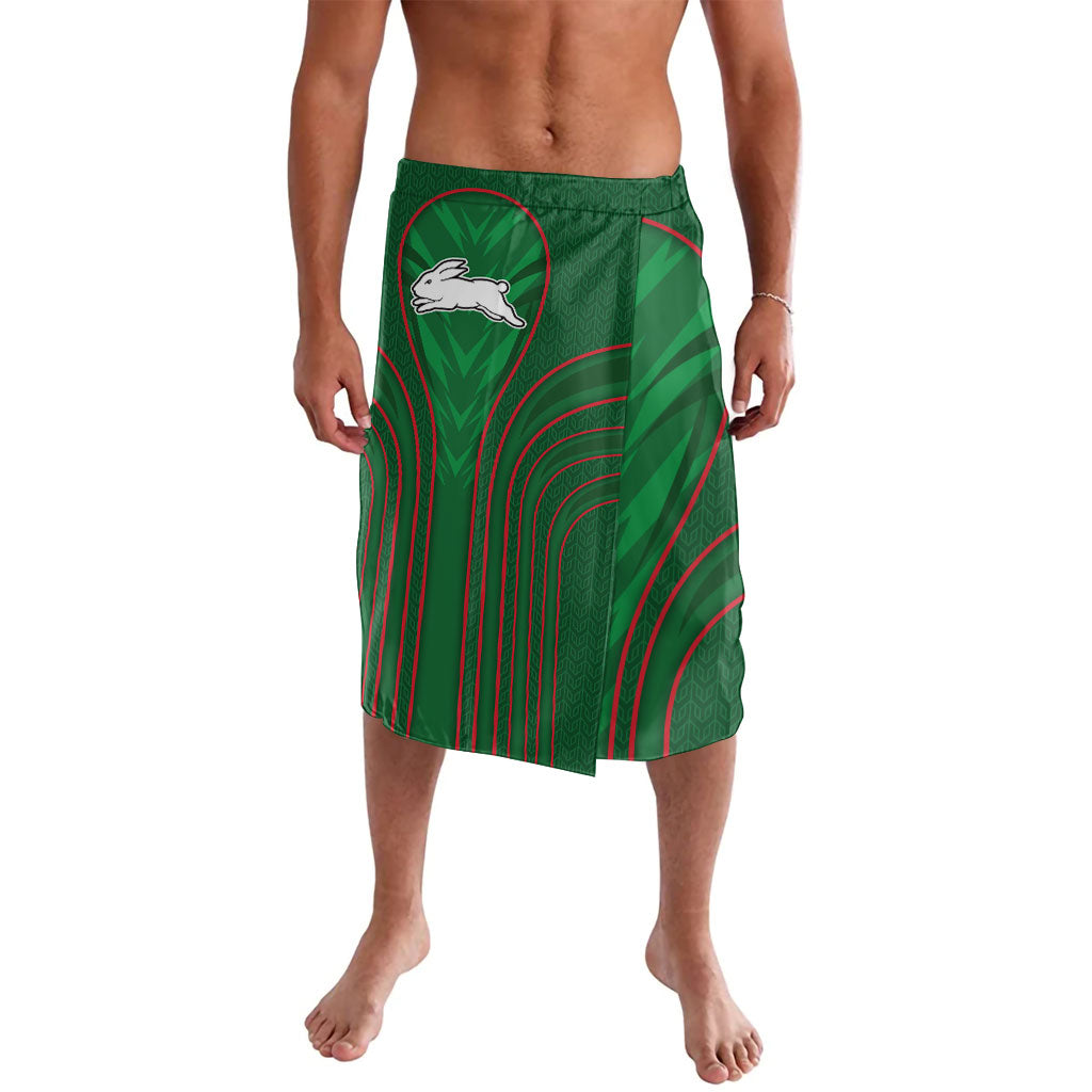 South Sydney Rabbitohs Rugby Mascot Lavalava Australian Rugby Culture - Tribal Inspired Bunny