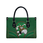 South Sydney Rabbitohs Rugby Mascot Leather Bag Australian Rugby Culture - Tribal Inspired Bunny