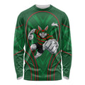 South Sydney Rabbitohs Rugby Mascot Long Sleeve Shirt Australian Rugby Culture - Tribal Inspired Bunny