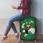 South Sydney Rabbitohs Rugby Mascot Luggage Cover Australian Rugby Culture - Tribal Inspired Bunny