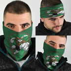 South Sydney Rabbitohs Rugby Mascot Neck Gaiter Australian Rugby Culture - Tribal Inspired Bunny