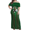 South Sydney Rabbitohs Rugby Mascot Off Shoulder Maxi Dress Australian Rugby Culture - Tribal Inspired Bunny