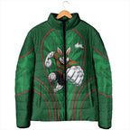 South Sydney Rabbitohs Rugby Mascot Padded Jacket Australian Rugby Culture - Tribal Inspired Bunny