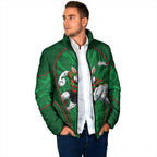 South Sydney Rabbitohs Rugby Mascot Padded Jacket Australian Rugby Culture - Tribal Inspired Bunny