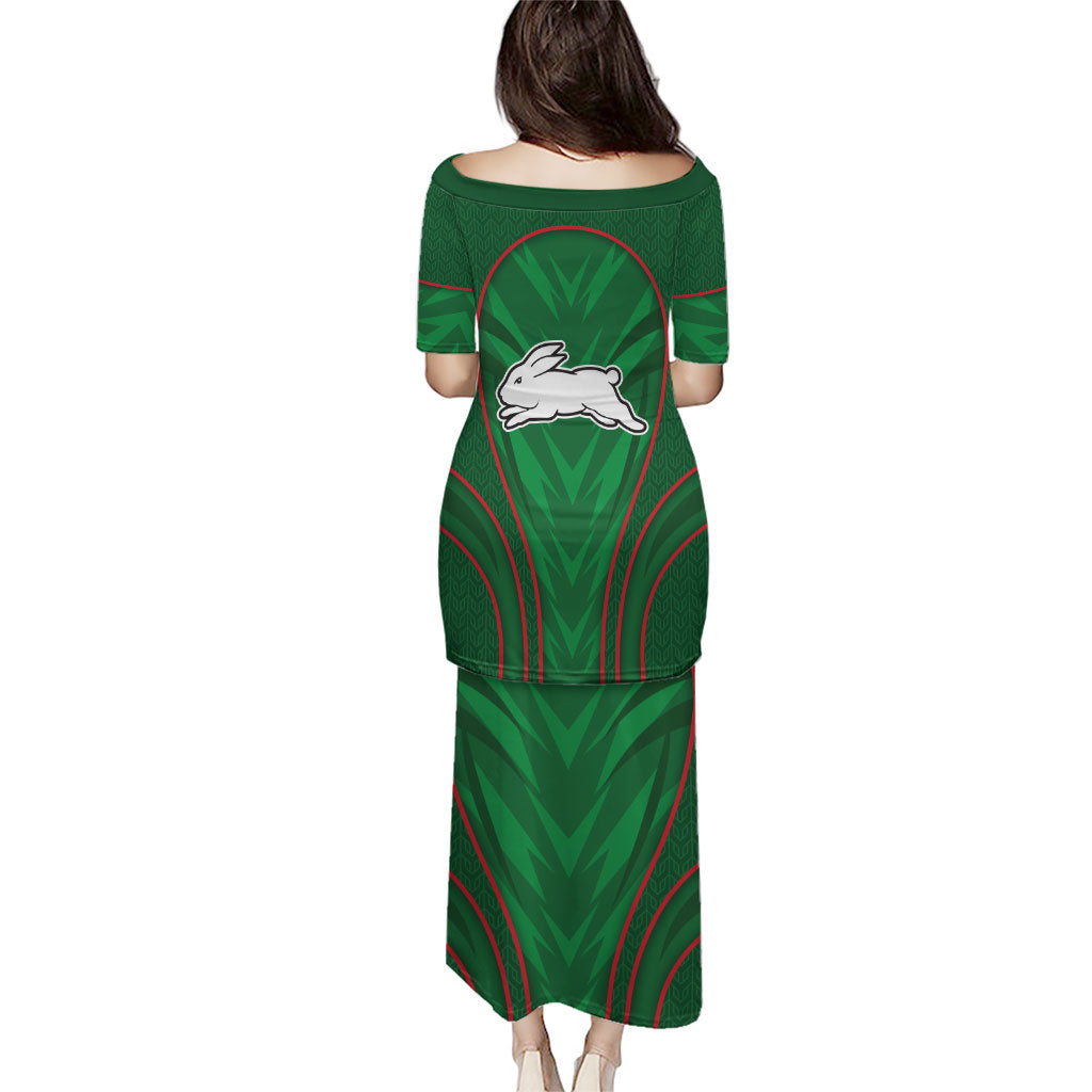 South Sydney Rabbitohs Rugby Mascot Puletasi Australian Rugby Culture - Tribal Inspired Bunny