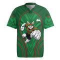 South Sydney Rabbitohs Rugby Mascot Rugby Jersey Australian Rugby Culture - Tribal Inspired Bunny