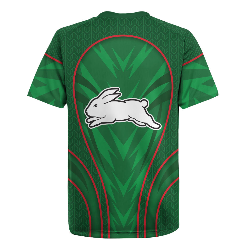 South Sydney Rabbitohs Rugby Mascot Rugby Jersey Australian Rugby Culture - Tribal Inspired Bunny