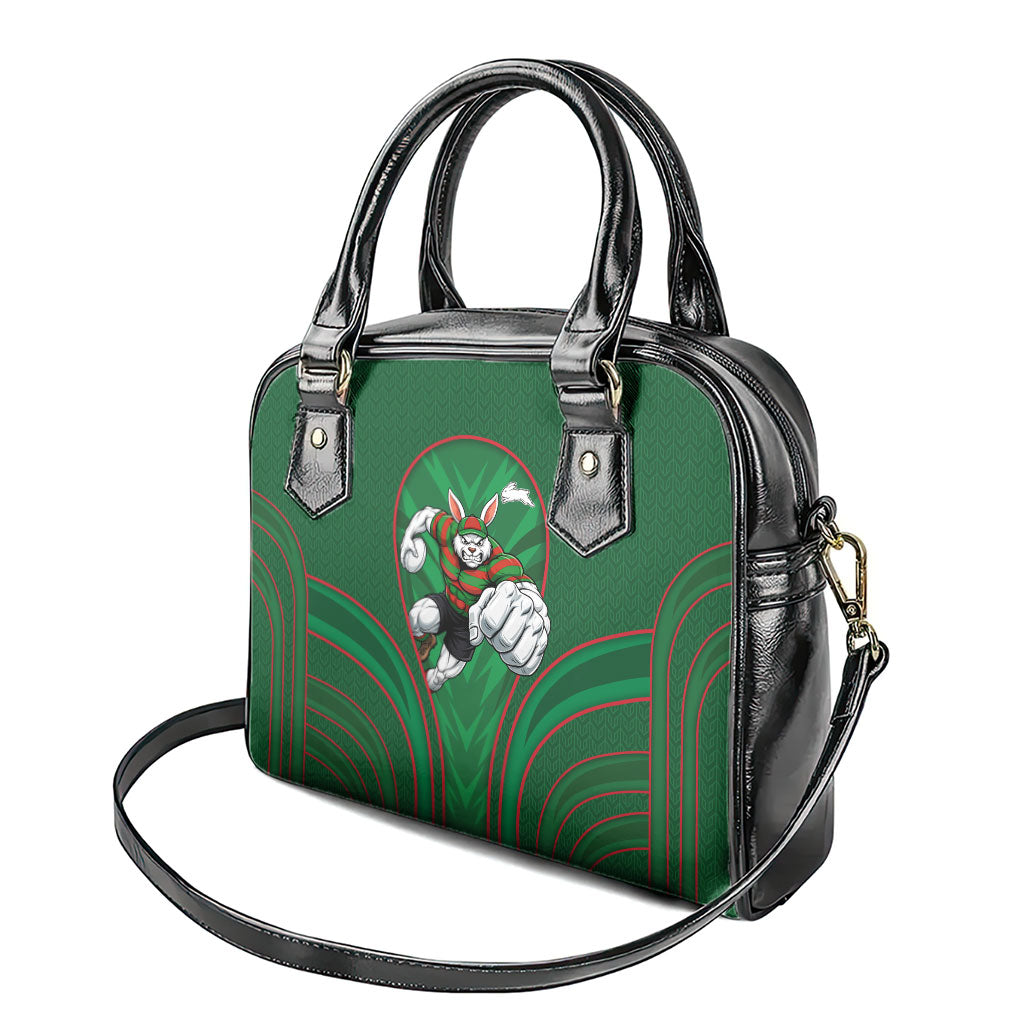 South Sydney Rabbitohs Rugby Mascot Shoulder Handbag Australian Rugby Culture - Tribal Inspired Bunny
