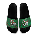 South Sydney Rabbitohs Rugby Mascot Slide Sandals Australian Rugby Culture - Tribal Inspired Bunny