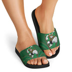 South Sydney Rabbitohs Rugby Mascot Slide Sandals Australian Rugby Culture - Tribal Inspired Bunny