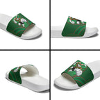 South Sydney Rabbitohs Rugby Mascot Slide Sandals Australian Rugby Culture - Tribal Inspired Bunny