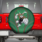 South Sydney Rabbitohs Rugby Mascot Spare Tire Cover Australian Rugby Culture - Tribal Inspired Bunny