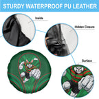 South Sydney Rabbitohs Rugby Mascot Spare Tire Cover Australian Rugby Culture - Tribal Inspired Bunny