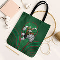 South Sydney Rabbitohs Rugby Mascot Tote Bag Australian Rugby Culture - Tribal Inspired Bunny