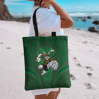 South Sydney Rabbitohs Rugby Mascot Tote Bag Australian Rugby Culture - Tribal Inspired Bunny