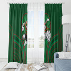 South Sydney Rabbitohs Rugby Mascot Window Curtain Australian Rugby Culture - Tribal Inspired Bunny