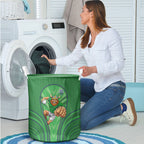 Canberra Raiders Rugby Mascot Laundry Basket Australian Rugby Culture - Tribal Inspired Viking Warrior