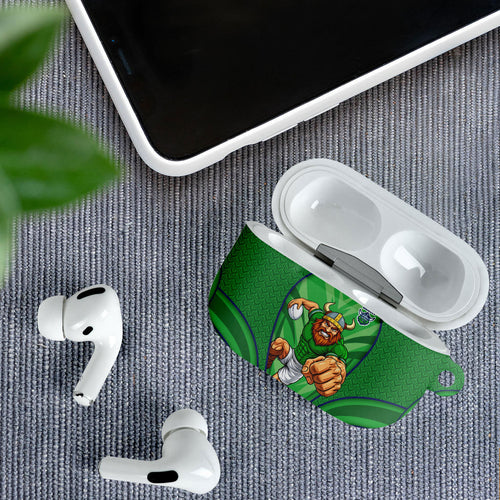 Canberra Raiders Rugby Mascot AirPods Case Australian Rugby Culture - Tribal Inspired Viking Warrior