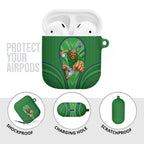 Canberra Raiders Rugby Mascot AirPods Case Australian Rugby Culture - Tribal Inspired Viking Warrior