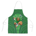 Canberra Raiders Rugby Mascot Apron Australian Rugby Culture - Tribal Inspired Viking Warrior