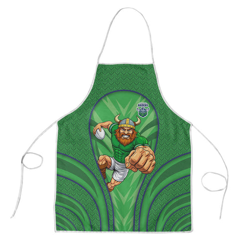Canberra Raiders Rugby Mascot Apron Australian Rugby Culture - Tribal Inspired Viking Warrior